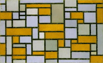 Composition with Gray and Light Brown, 1918
