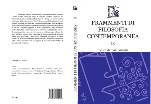 Copertina per il manuale FRAMMENTI DI FILOSOFIA CONTEMPORANEA IX