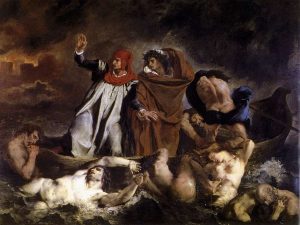 E. Delacroix - La Barque de Dante